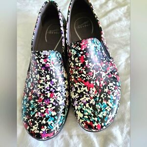 Dansko NWT "Nora Petals" Colorful Floral Slip-On Shoes